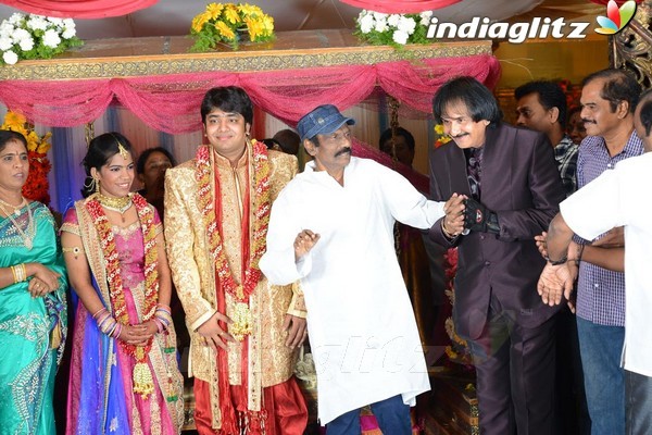 Superstar @ PRO Diamond Babu's Son wedding